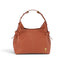 Geanta  din piele Bizonata Terracota Medium Boucle