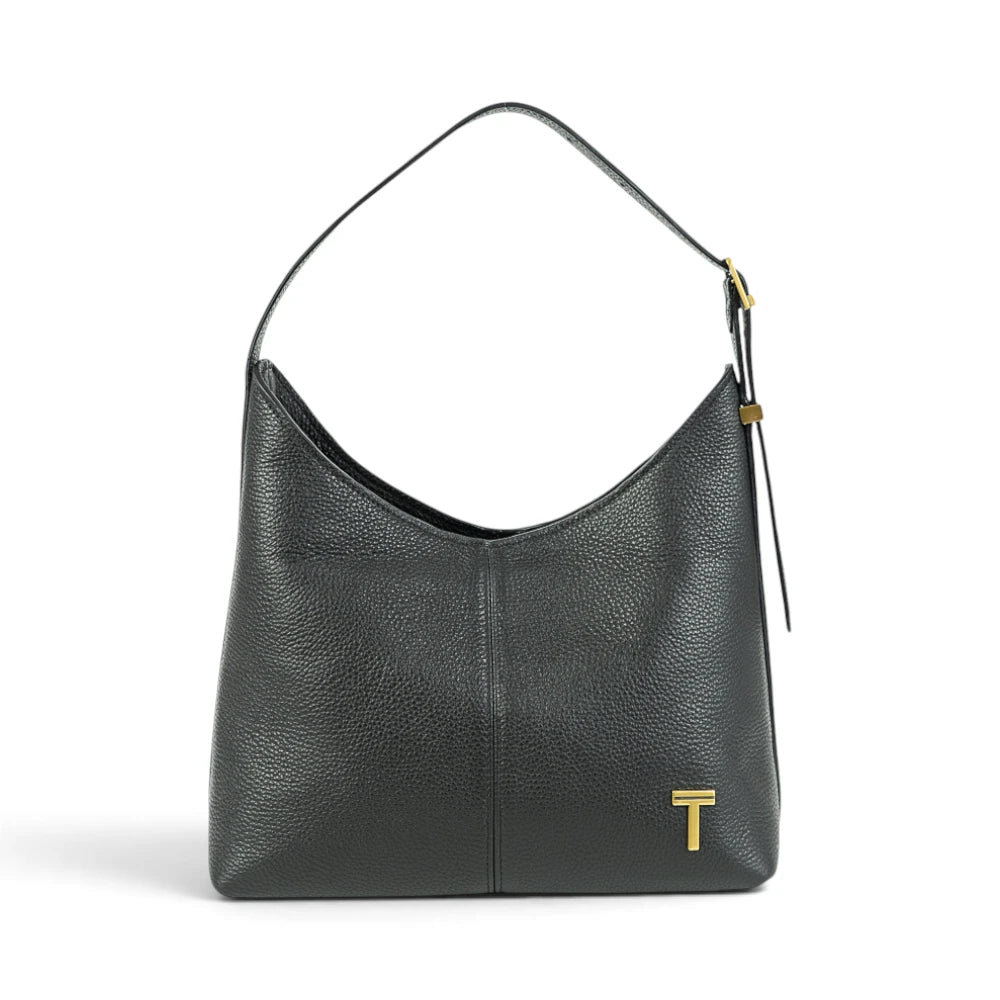 Geanta din piele naturala Black  Thianna