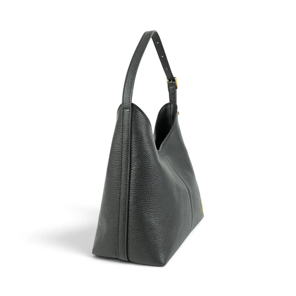 Geanta din piele naturala Black  Thianna