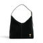Geanta din piele naturala Suede Black  Thianna
