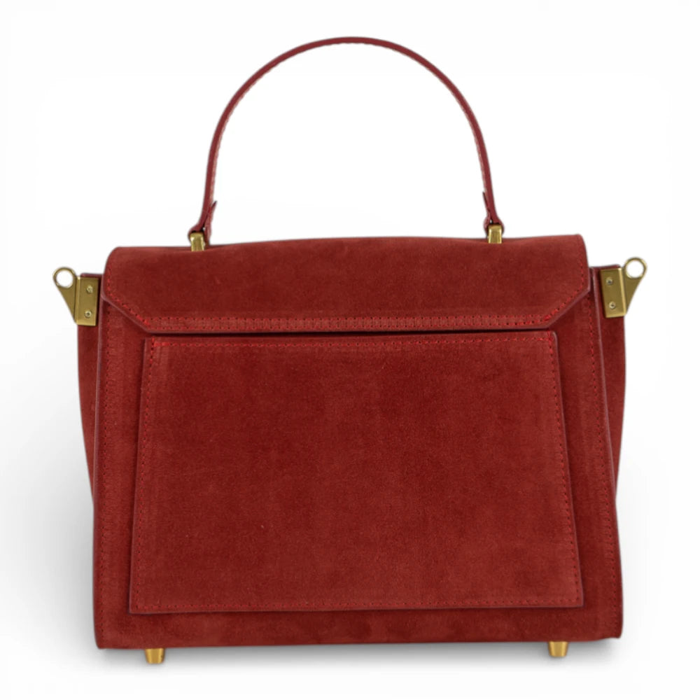 Geanta din piele naturala Blood Suede MINI POLINE