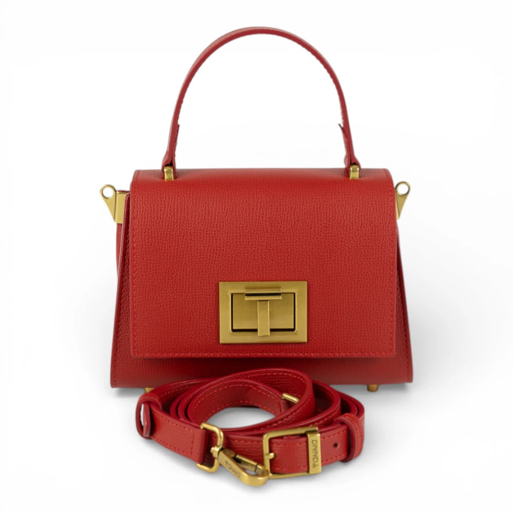 Geanta din piele naturala FRed Parmellato MICRO POLINE