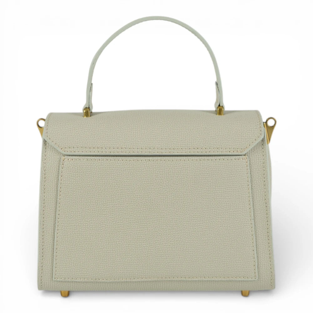 Geanta din piele naturala Cloud dancer parmellato MINI POLINE