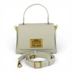 Geanta din piele naturala Cloud dancer parmellato MICRO POLINE