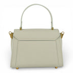 Geanta din piele naturala Cloud dancer parmellato MICRO POLINE