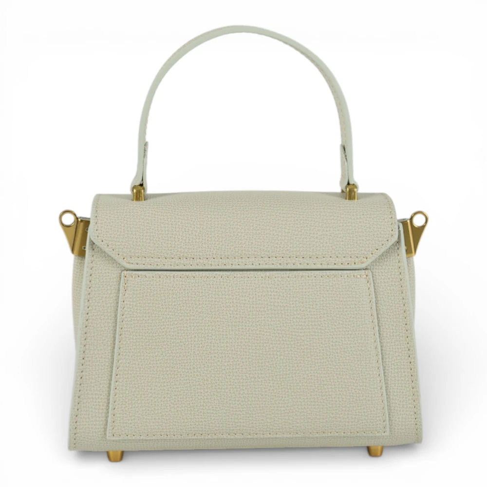 Geanta din piele naturala Cloud dancer parmellato MICRO POLINE