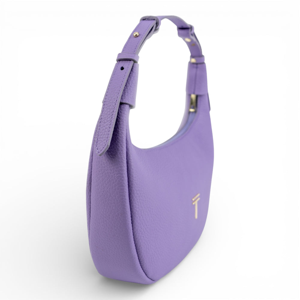 Geanta din piele naturala Mov Moon Medium