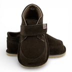 Ghete barefooot din piele naturala Espresso suede