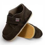 Ghete barefooot din piele naturala Espresso suede