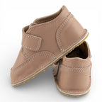 Ghete barefooot din piele naturala Roz prafuit royal