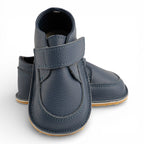 Ghete barefooot din piele naturala Bleumarin