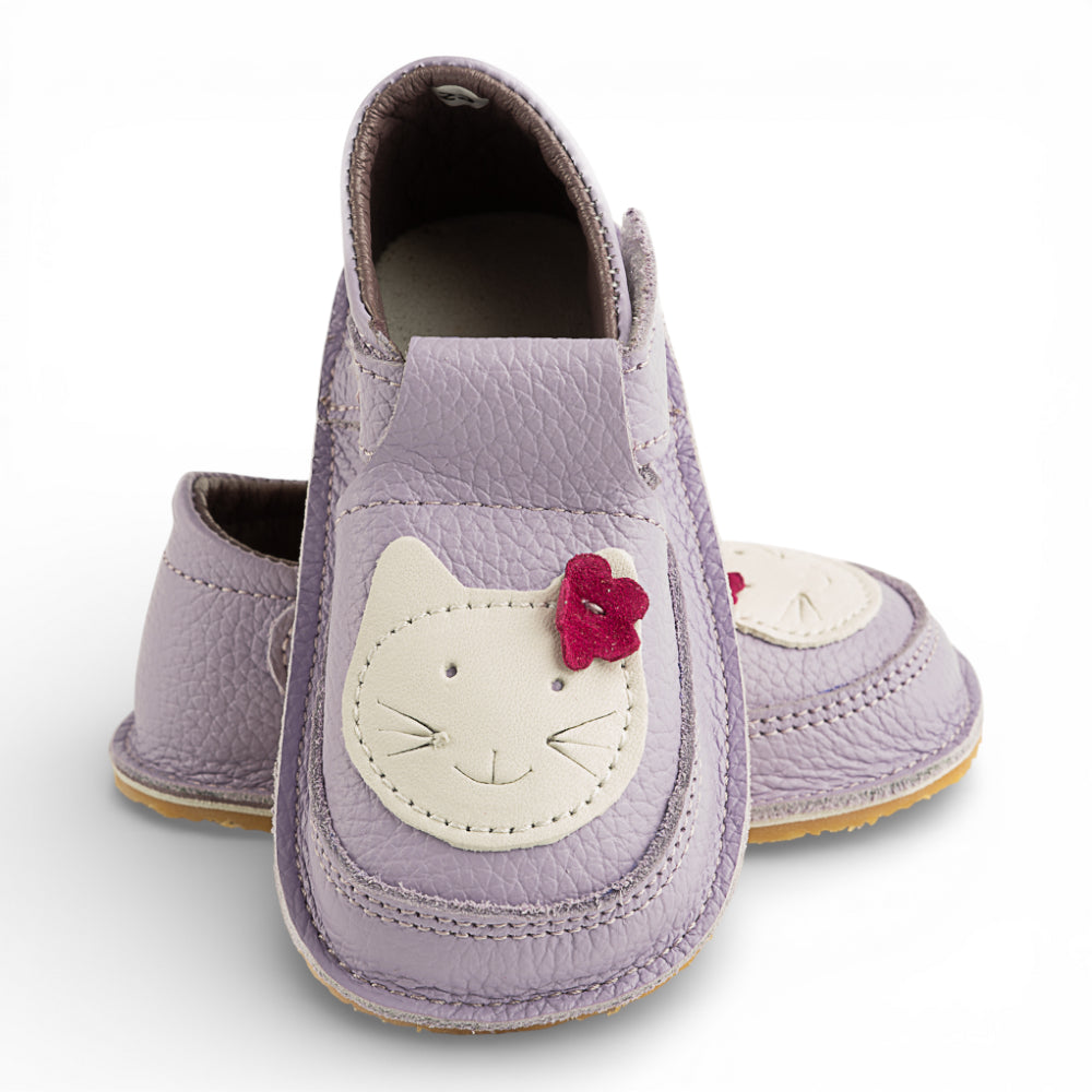 Pantofi barefoot din piele naturala Lila Pisicuta Imagine principală a produsului