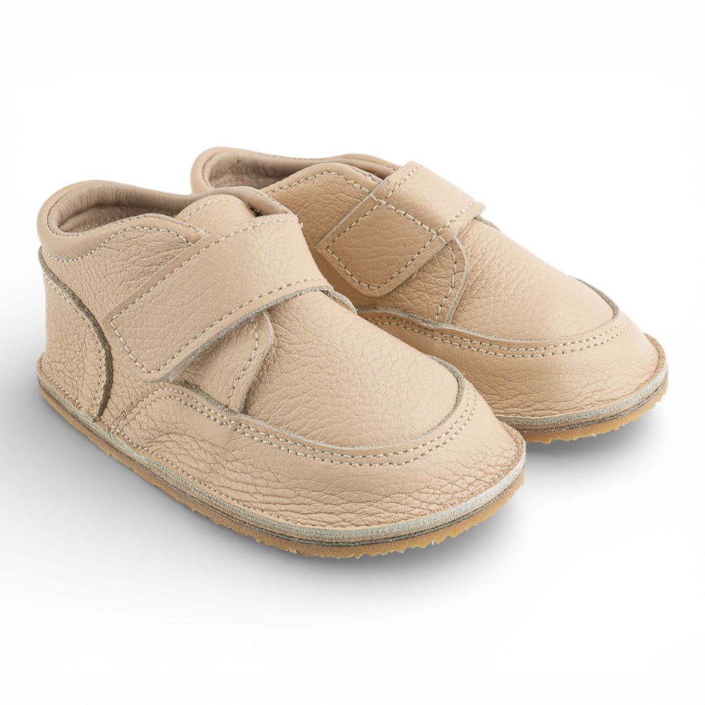 Ghete barefooot din piele naturala Roz nude