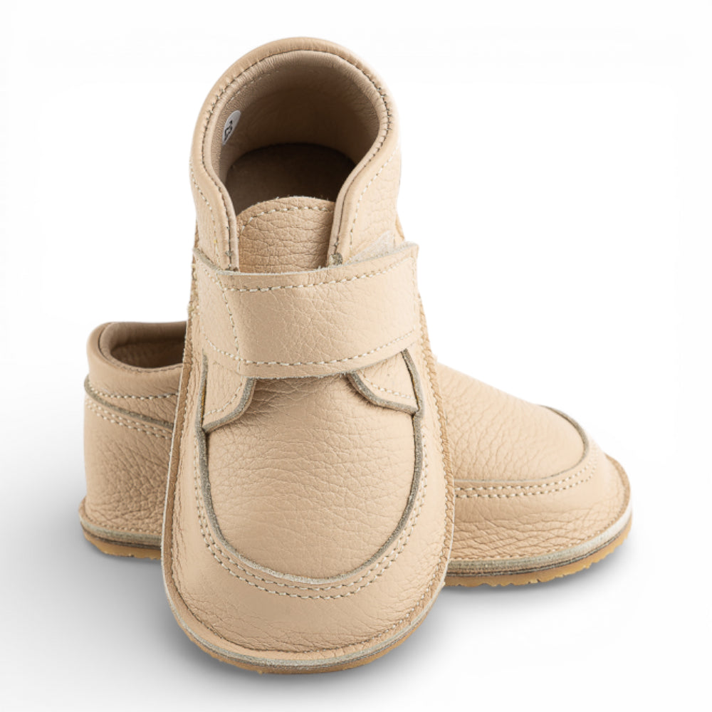 Ghete barefooot din piele naturala Roz nude Imagine principală a produsului