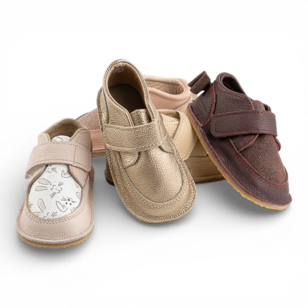 Ghete barefooot din piele naturala  Camel