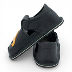 Pantofi barefoot din piele naturala Negru Masinuta