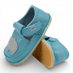 Pantofi barefoot din piele naturala Aqua Elefantel