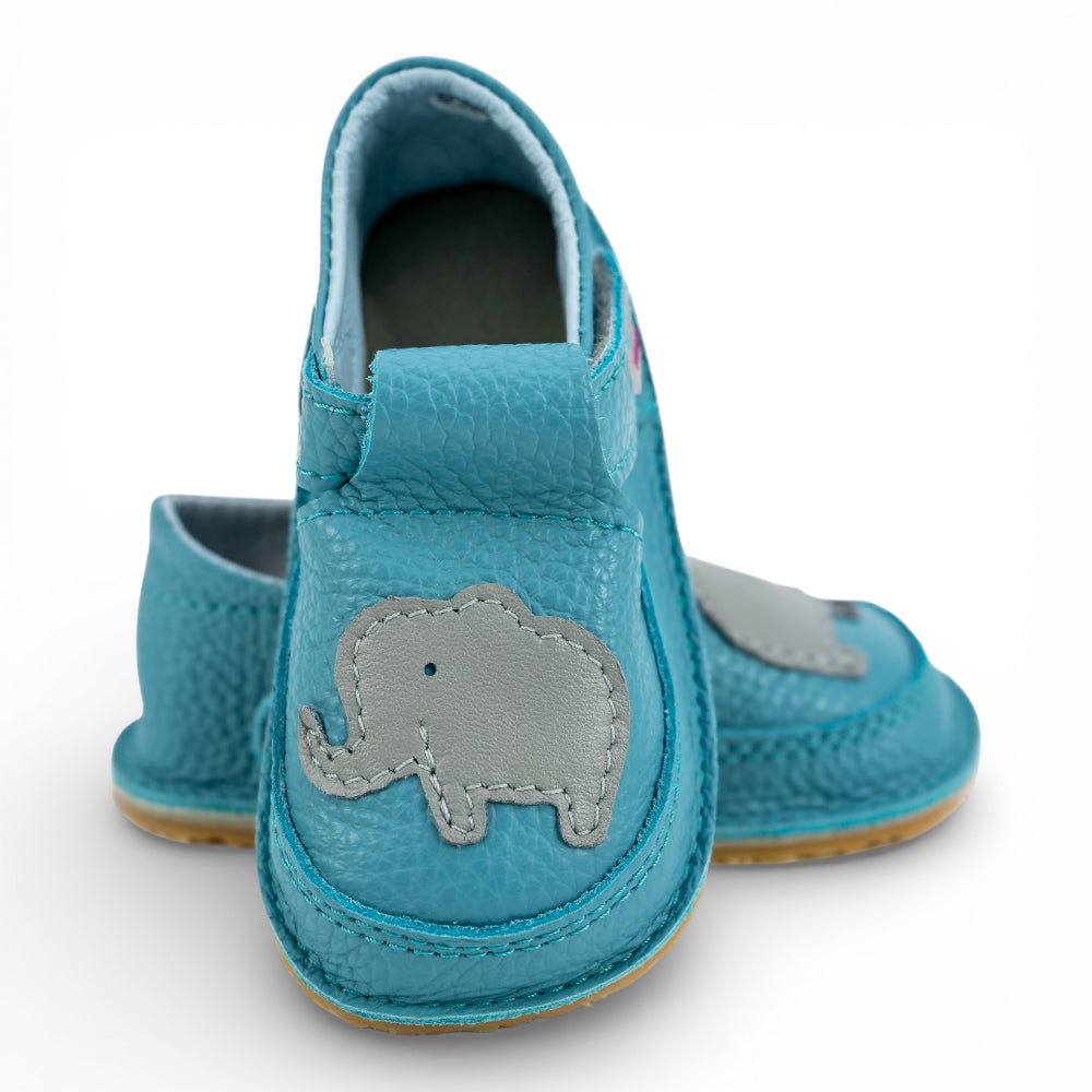 Pantofi barefoot din piele naturala Aqua Elefantel Imagine principală a produsului