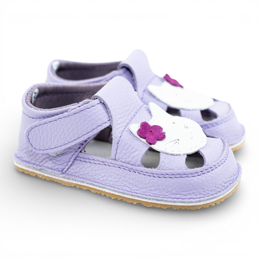 Sandale barefoot din piele naturala Lila Pisicuta Imagine secundară a produsului