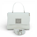 Geanta  din piele naturala Alb MINI POLINE