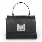 Geanta din piele naturala Negru MINI POLINE