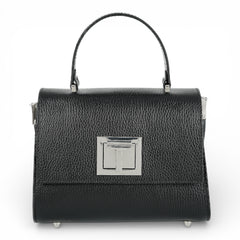 Geanta din piele naturala Negru MINI POLINE