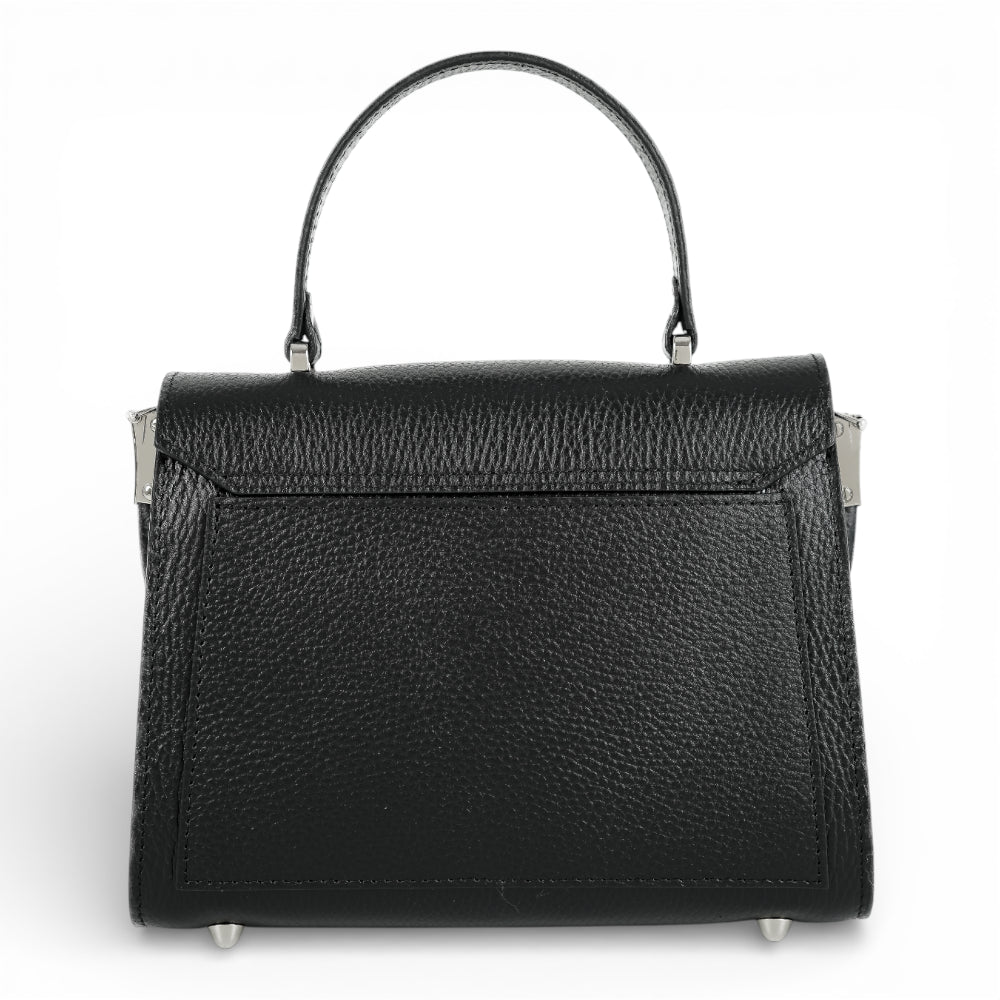 Geanta din piele naturala Negru MINI POLINE