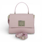 Geanta din piele naturala Roz MINI POLINE
