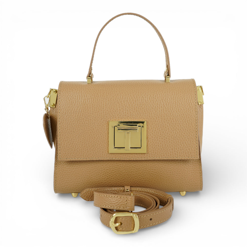 Geanta din piele naturala Mocca Mouse MINI POLINE