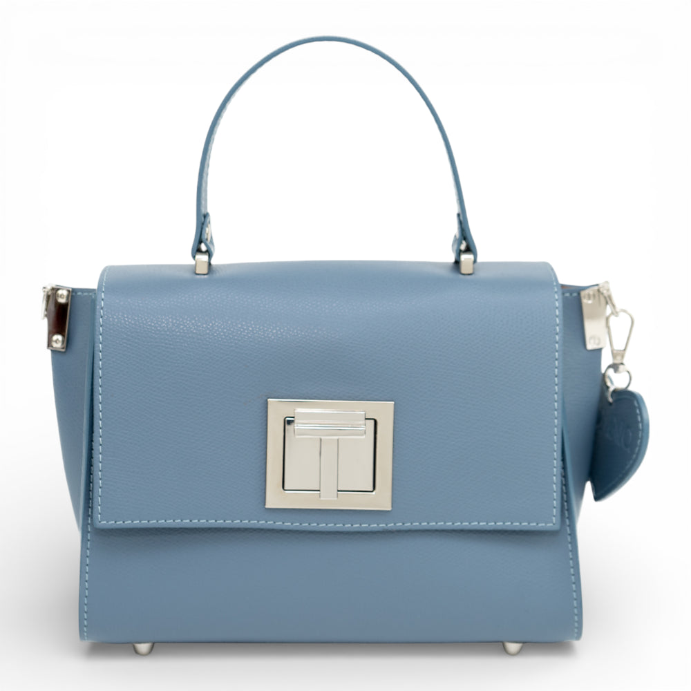 Geanta din piele naturala  Jeans MINI POLINE Imagine principală a produsului