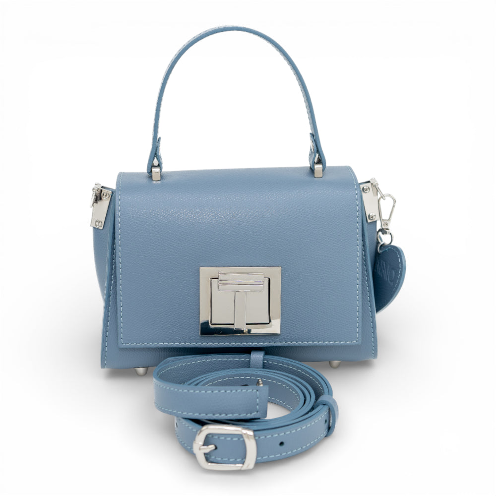 Geanta din piele naturala Jeans MICRO POLINE