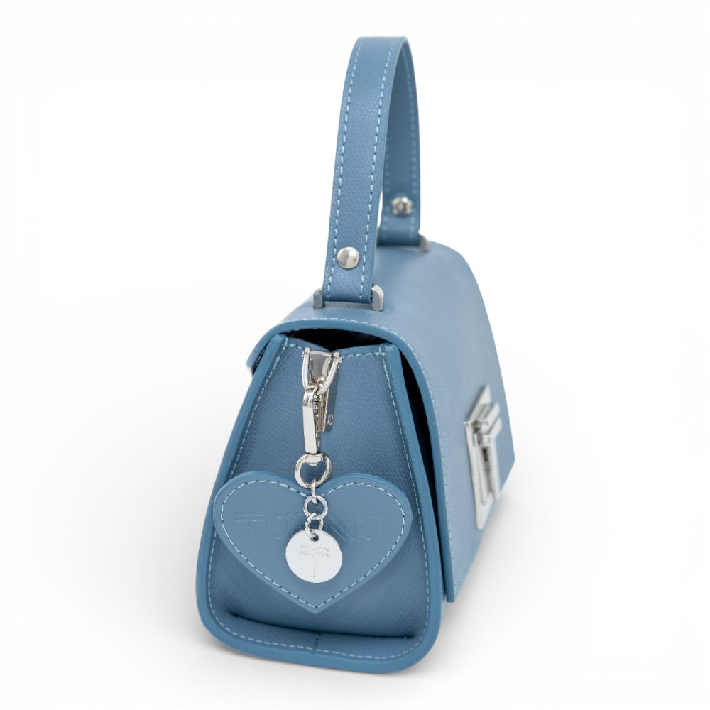 Geanta din piele naturala Jeans MICRO POLINE