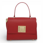 Geanta din piele naturala Rosu MINI POLINE