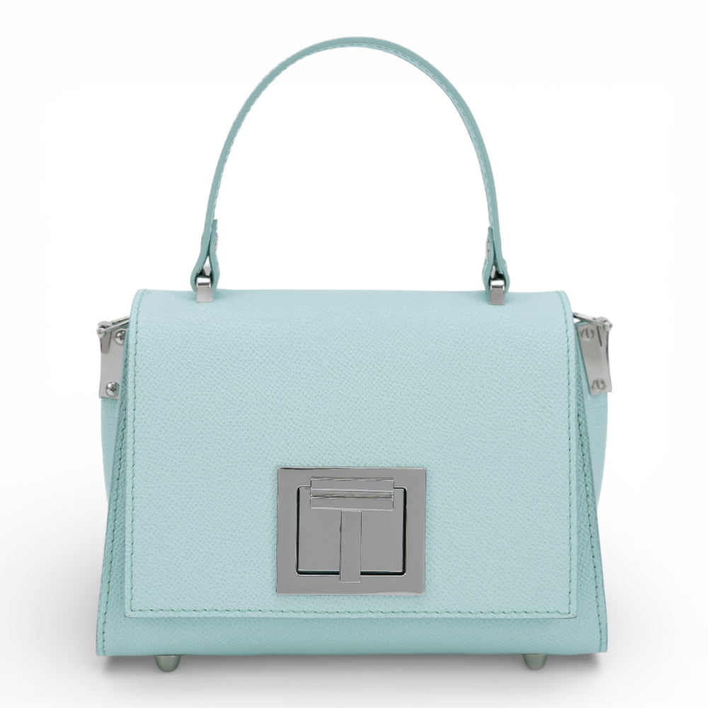 Geanta din piele naturala Menta MICRO POLINE