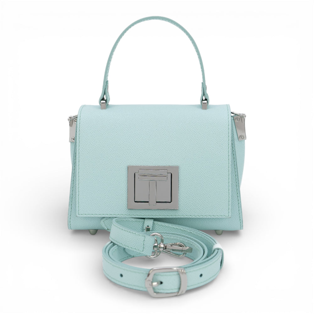 Geanta din piele naturala Menta MICRO POLINE Imagine secundară a produsului