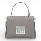 Geanta din piele naturala Grej MICRO POLINE