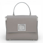 Geanta din piele naturala Grej MINI POLINE