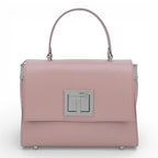 Geanta  din piele naturala Roz nude MINI POLINE