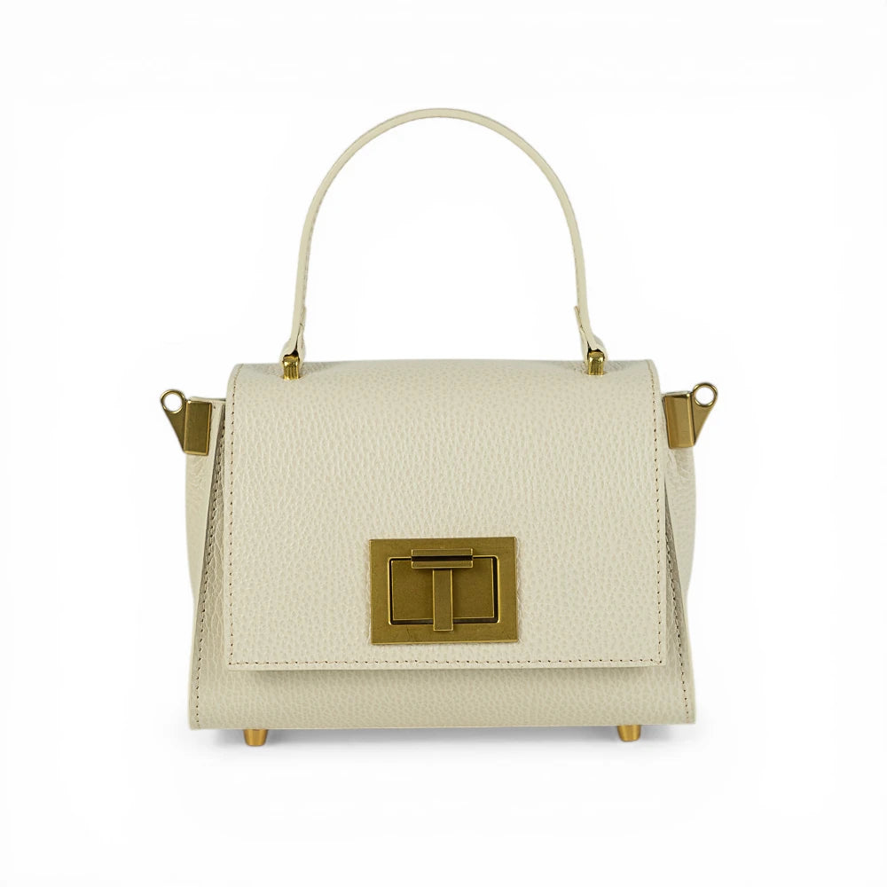 Geanta din piele naturala CREM MICRO POLINE editie limitata