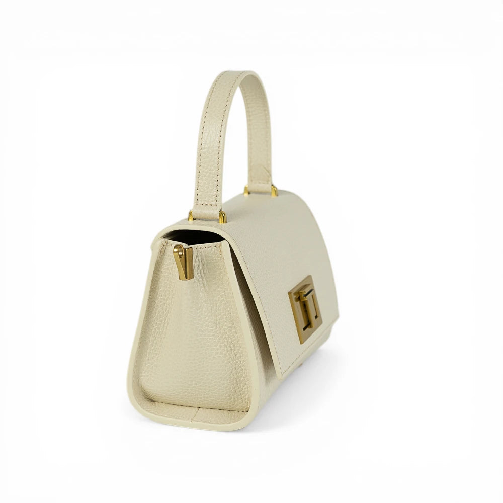 Geanta din piele naturala CREM MICRO POLINE editie limitata