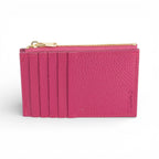 Portcard din piele naturala Fuxia Tanna