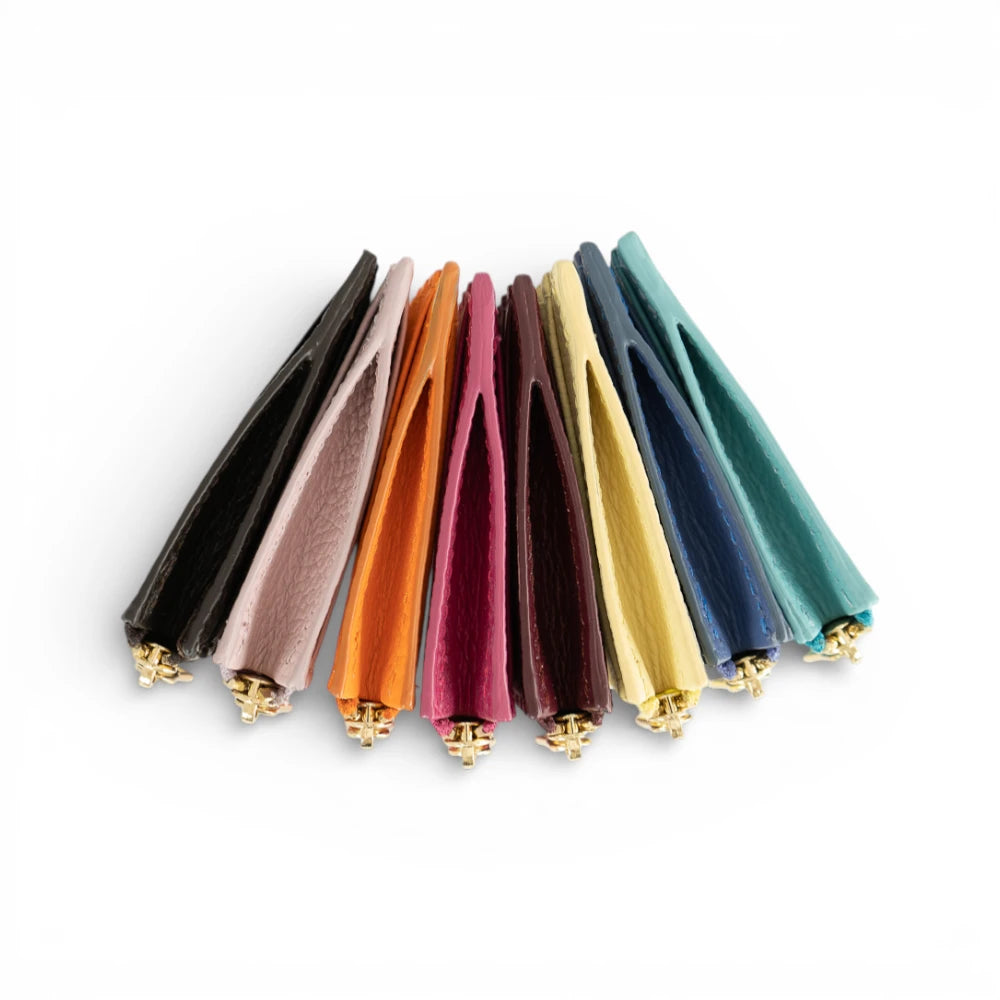 Portcard din piele naturala Roz Tanna