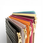 Portcard din piele naturala Roz Tanna