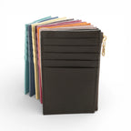 Portcard din piele naturala Chocolate Tanna