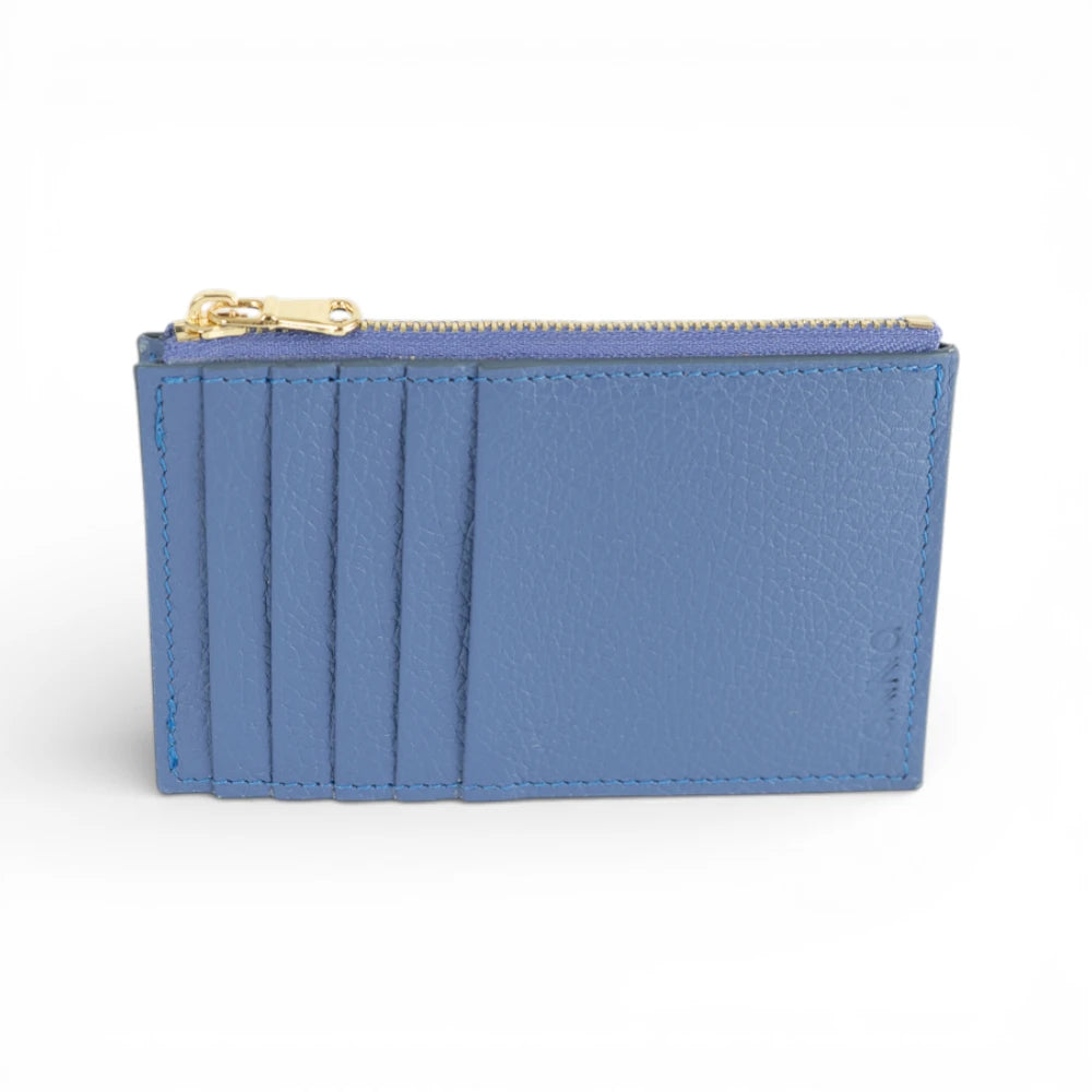 Portcard din piele naturala Blue Jeans Tanna