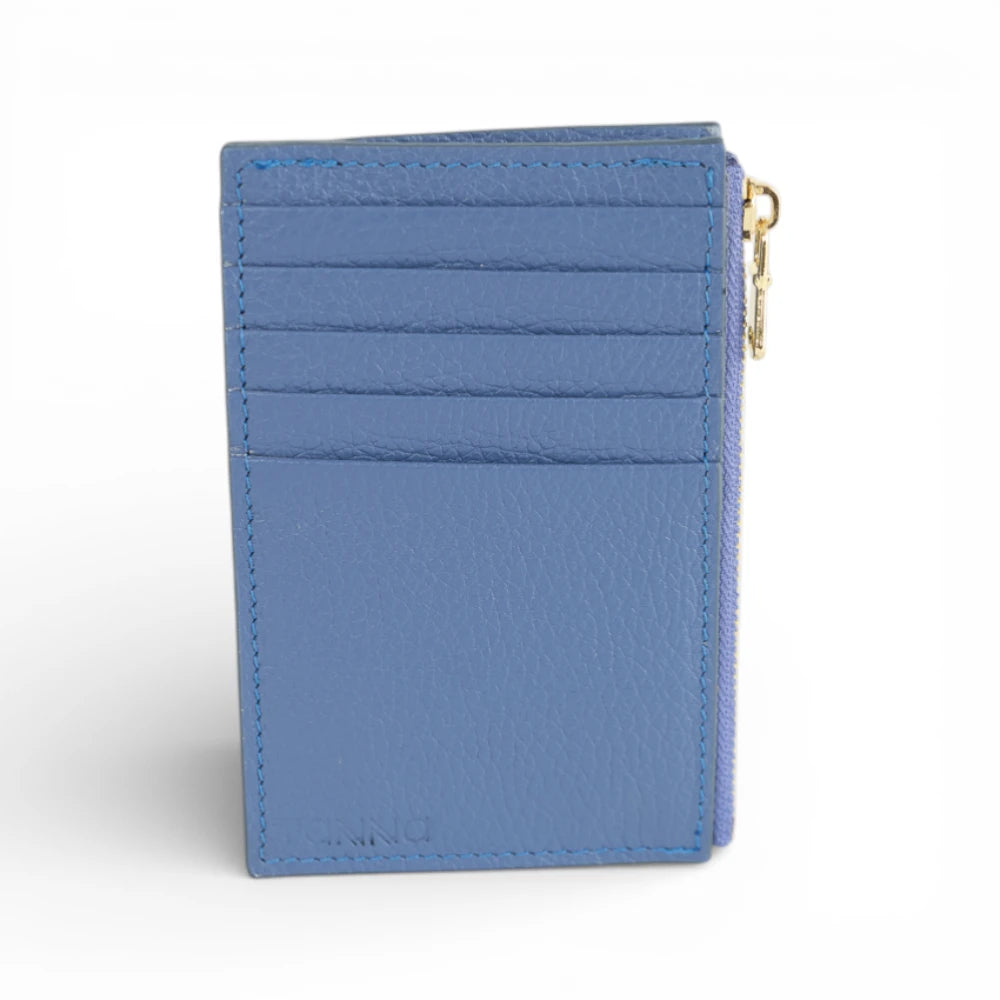 Portcard din piele naturala Blue Jeans Tanna Imagine principală a produsului