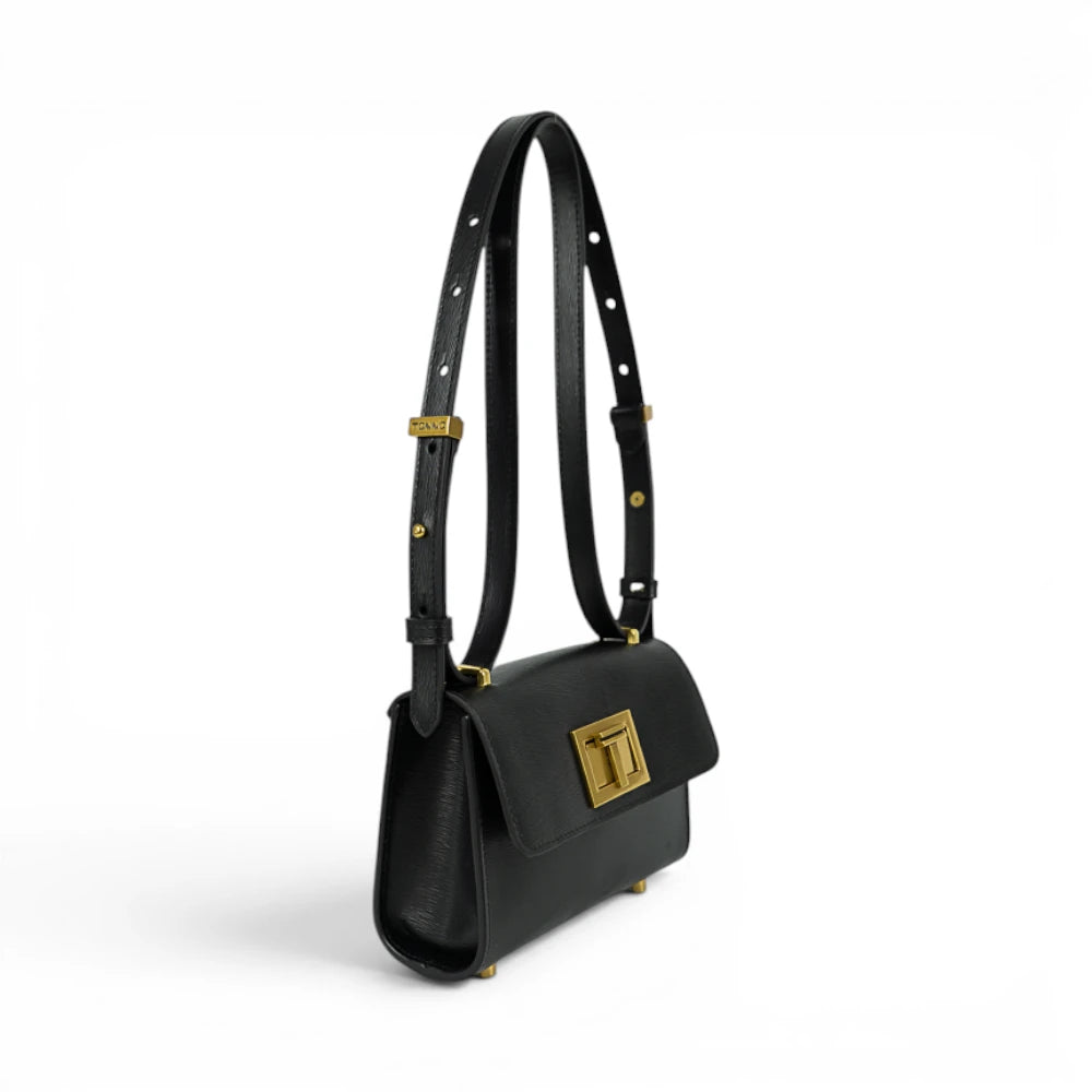Geanta din piele naturala Neagra Sophie