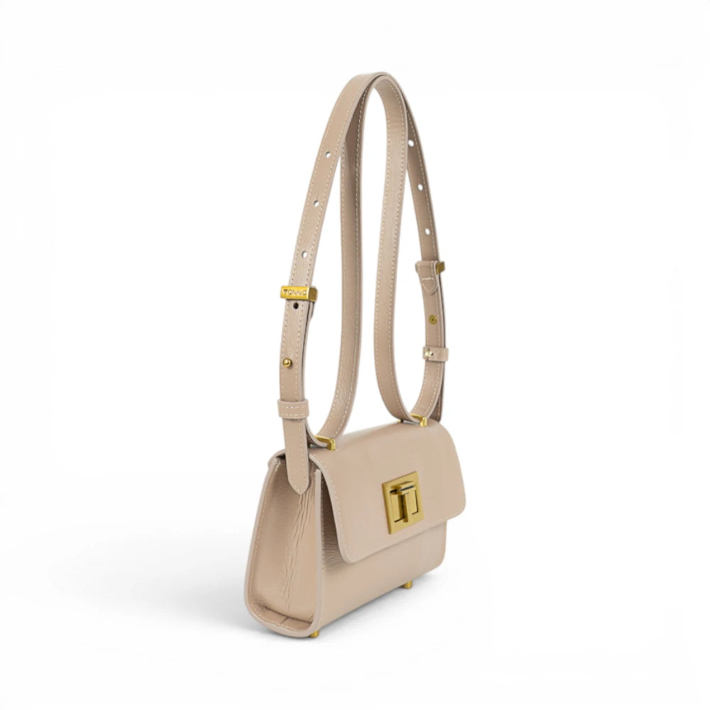 Geanta din piele naturala Nude Rose Sophie