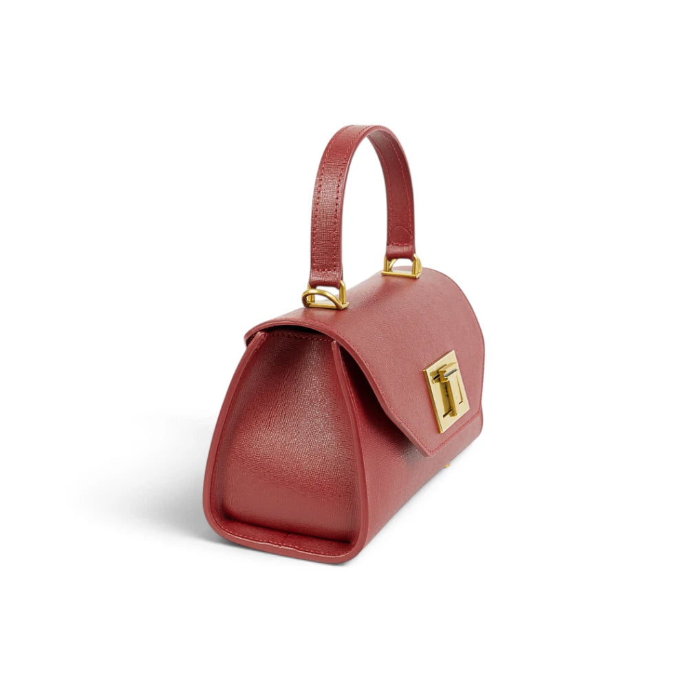 Geanta din piele naturala Sangria Mini Grace