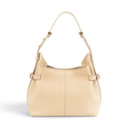 Geanta  din piele Bizonata Nude Medium Boucle